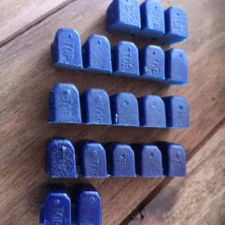 Suzuki 1980-1981 PE250 Cylinder Pads Rubber Set 1125130530 Yellow Blue Black a